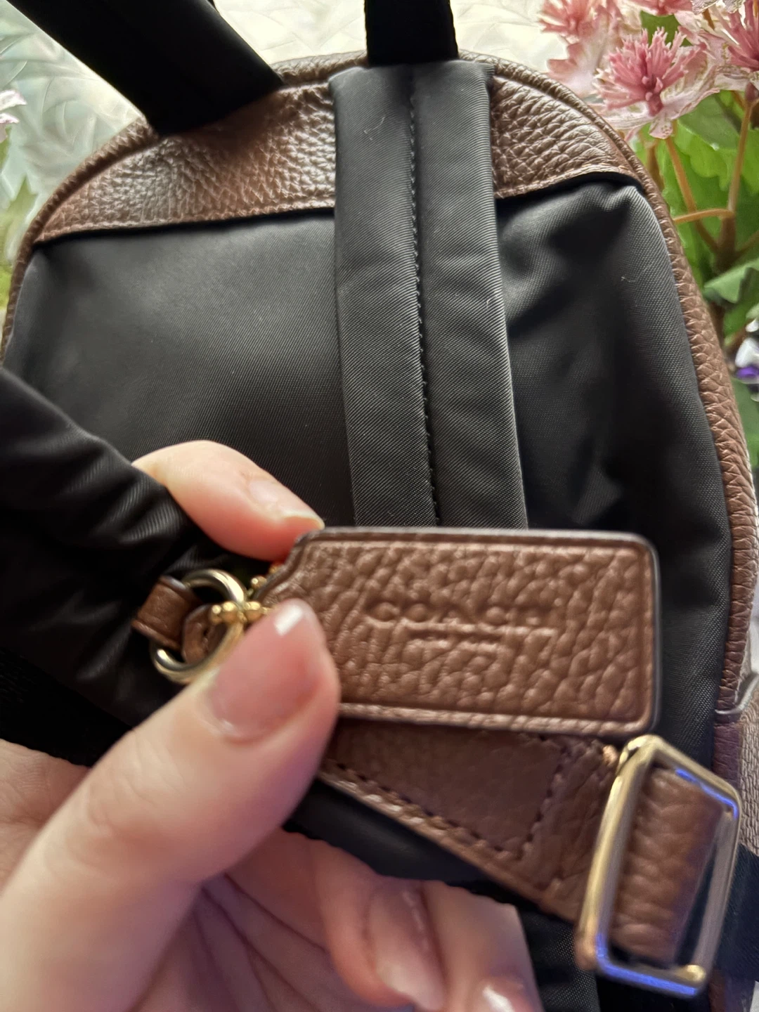 Coach Brown Pebbled Leather Mini Backpack - photo 3