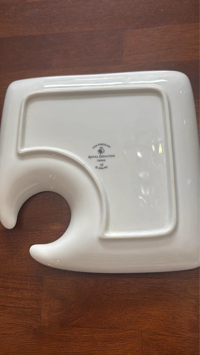 Royal Doulton "Opalas" Fine Porcelain with Wine Glass Holder