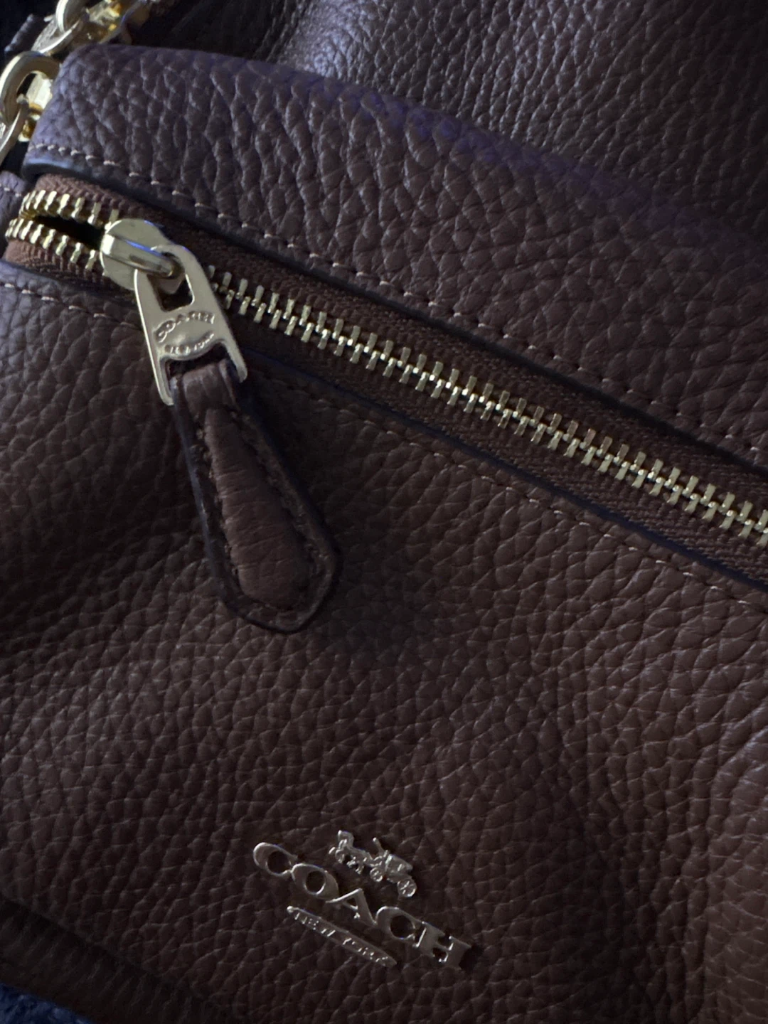 Coach Brown Pebbled Leather Mini Backpack - photo 4