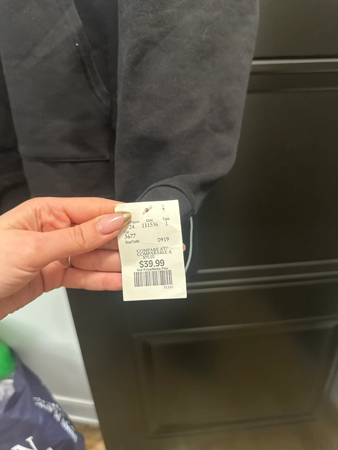 Puma Black Hoodie with Large Logo - Size L - photo 3