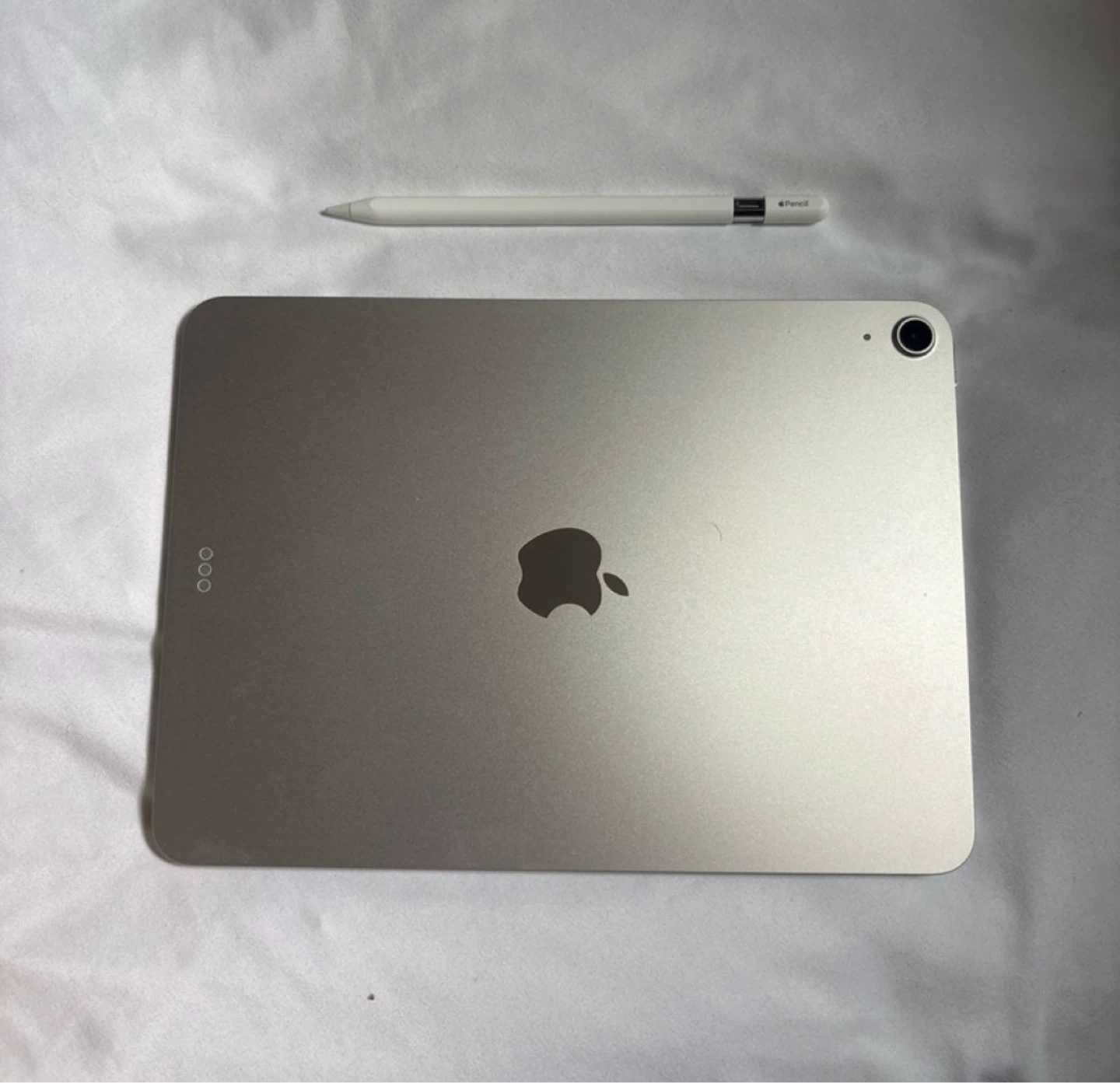 iPad Air M4 (Starlight) + Apple Pencil USB-C - Perfect condition