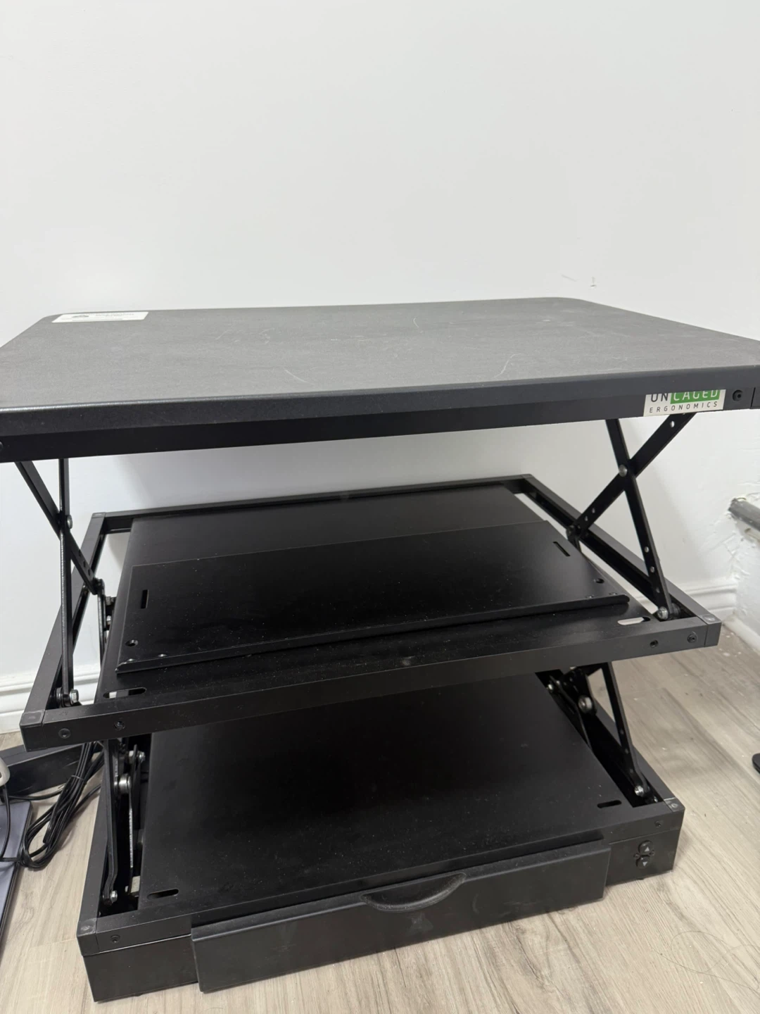 Uncaged Ergonomics Electric Desk Converter