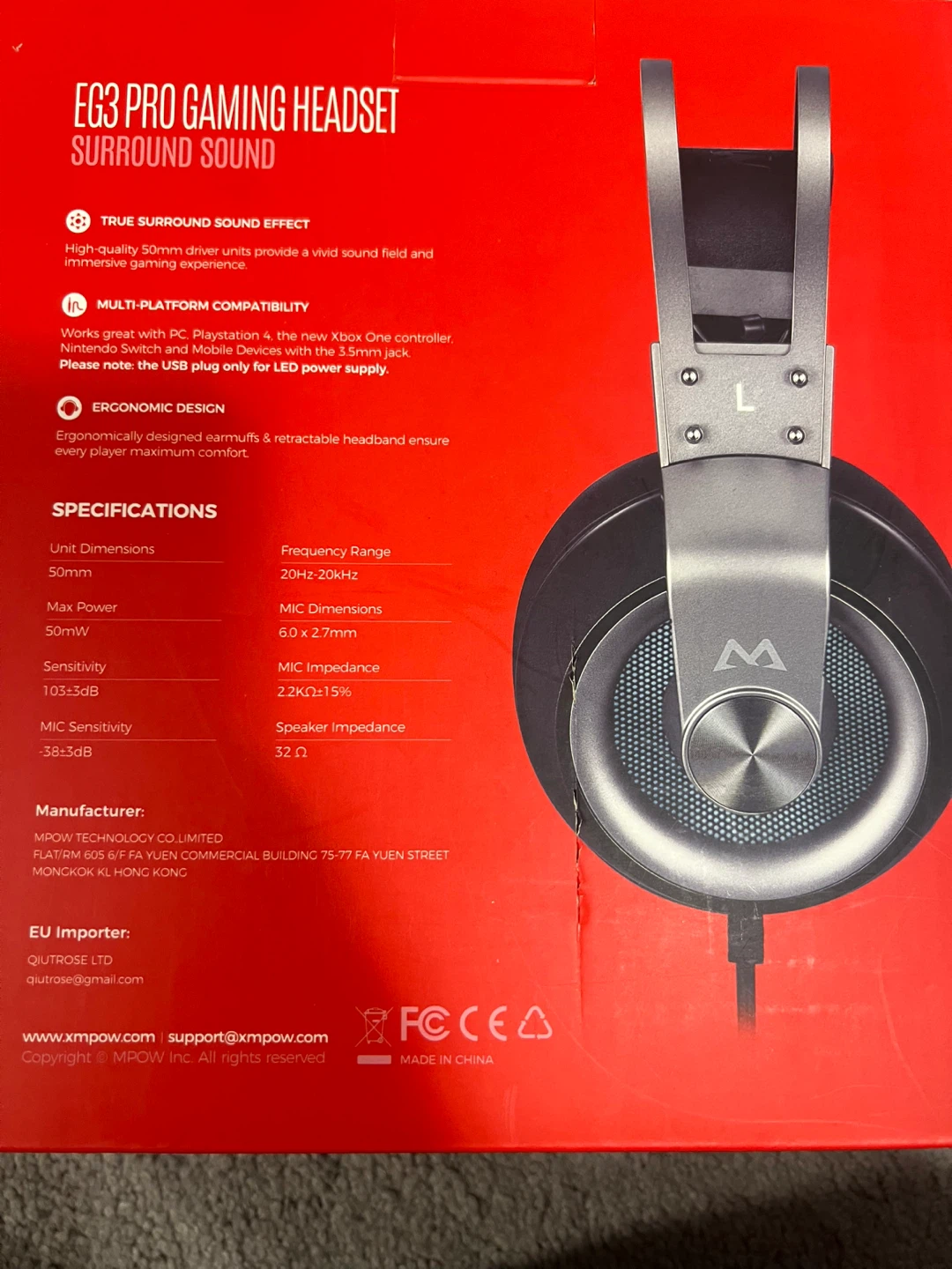 MPOW EG3 Pro Gaming Headset - photo 2
