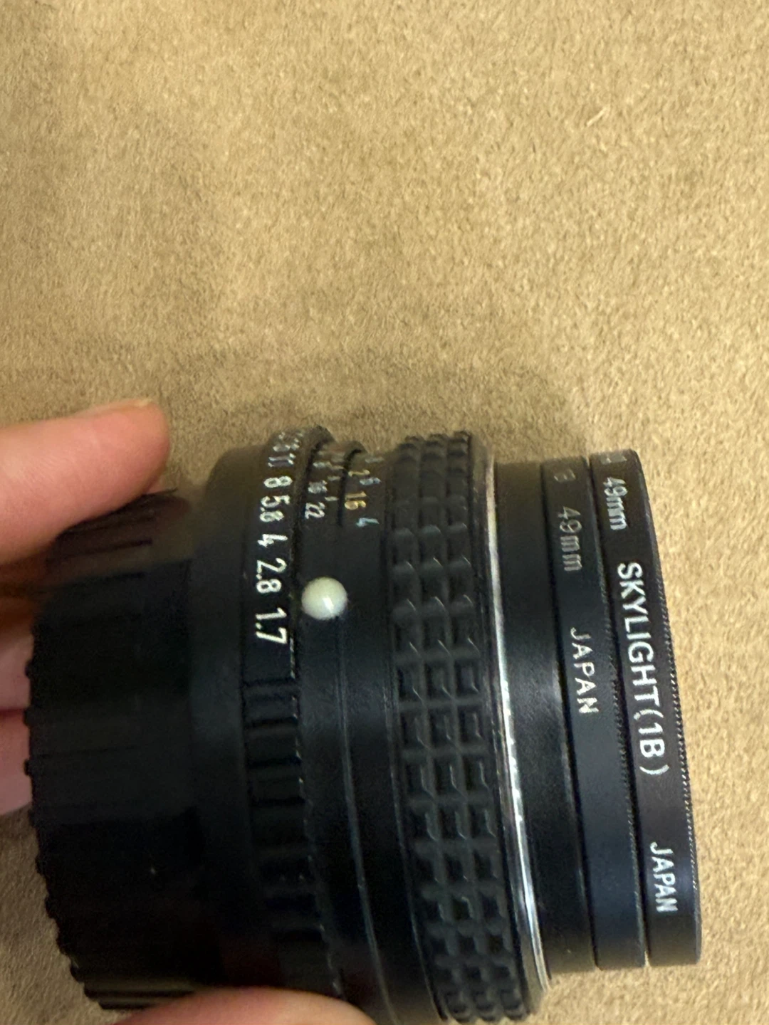 Pentax SMC M 50mm f/1.7 Lens with Hoya 49mm Skylight Filter - photo 2