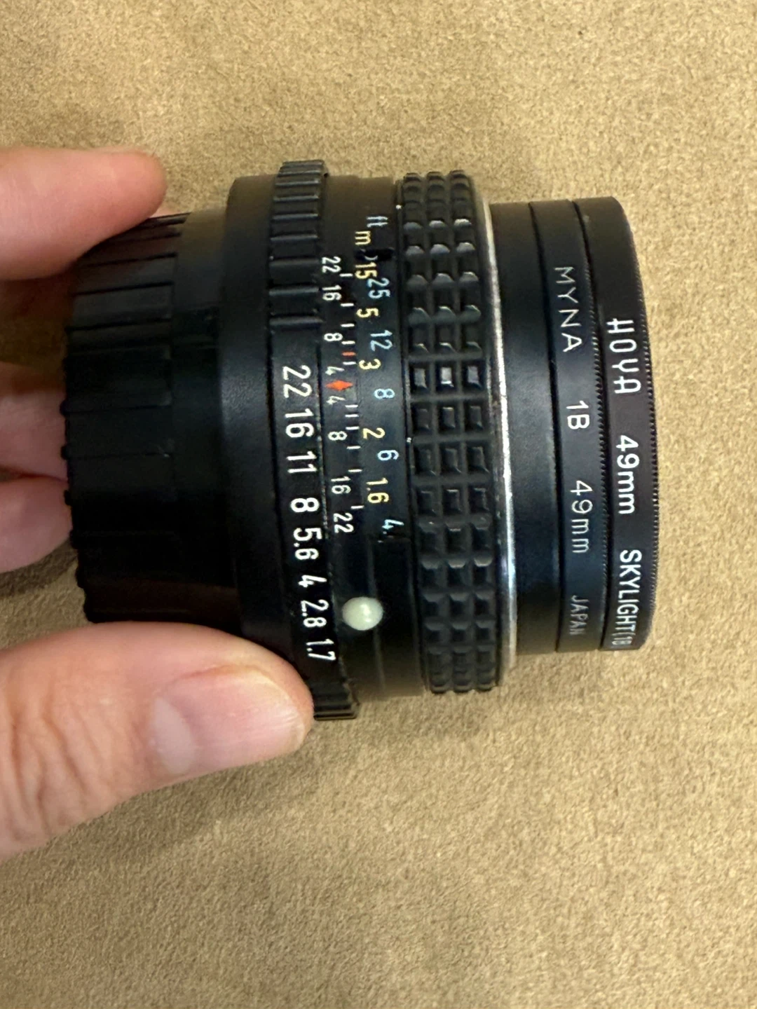Pentax SMC M 50mm f/1.7 Lens with Hoya 49mm Skylight Filter - photo 3