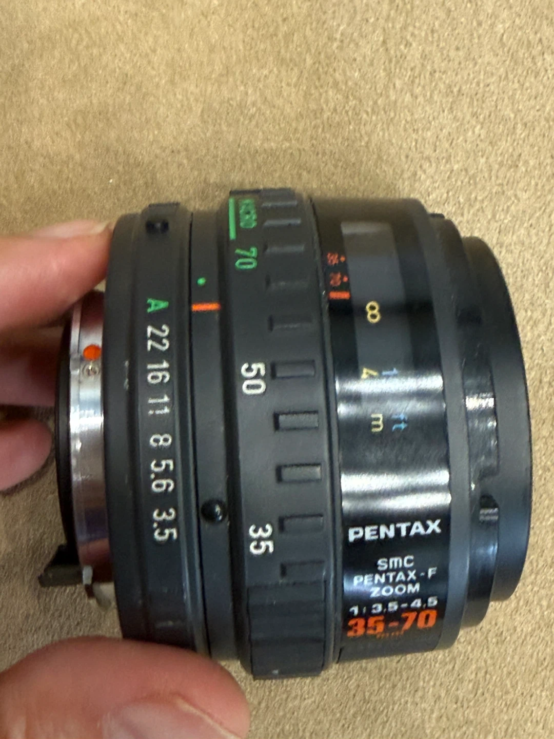 Pentax SMC-F Zoom 35-70mm f/3.5-4.5 Macro Lens