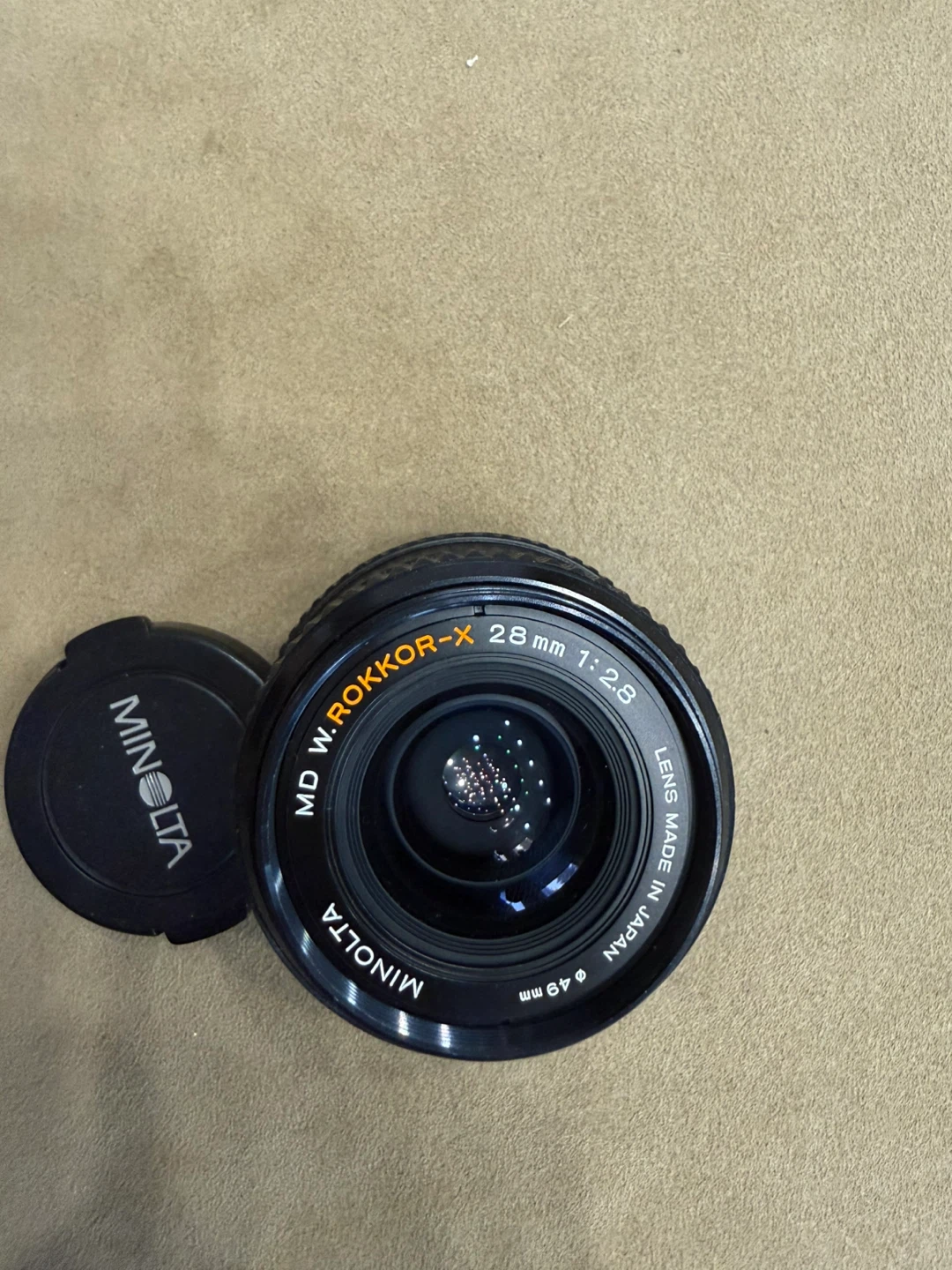 Minolta MD W.ROKKOR-X 28mm 1:2.8 Camera Lens