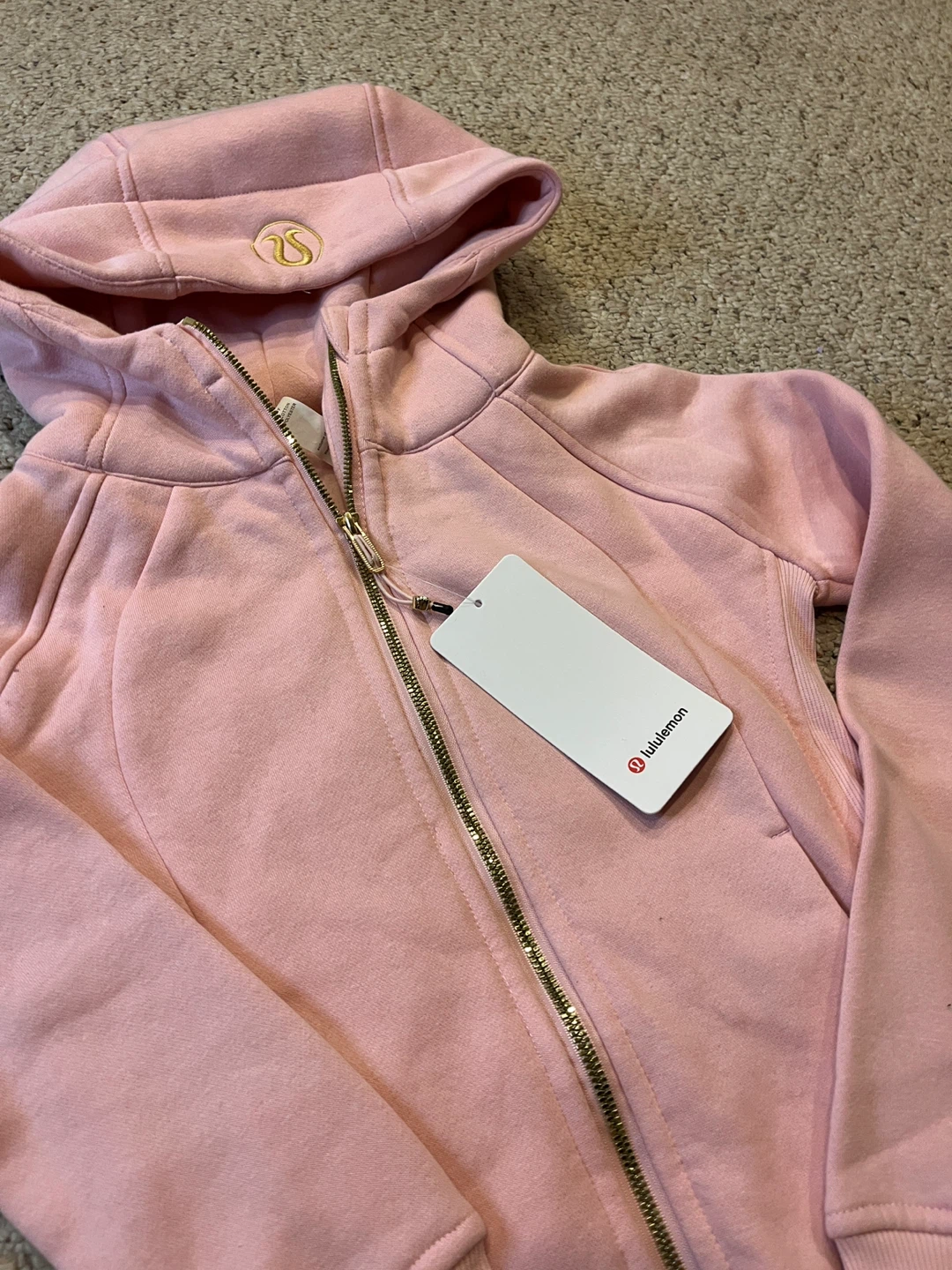 Lululemon Pink Zip-Up Hoodie - Size 2 - photo 2