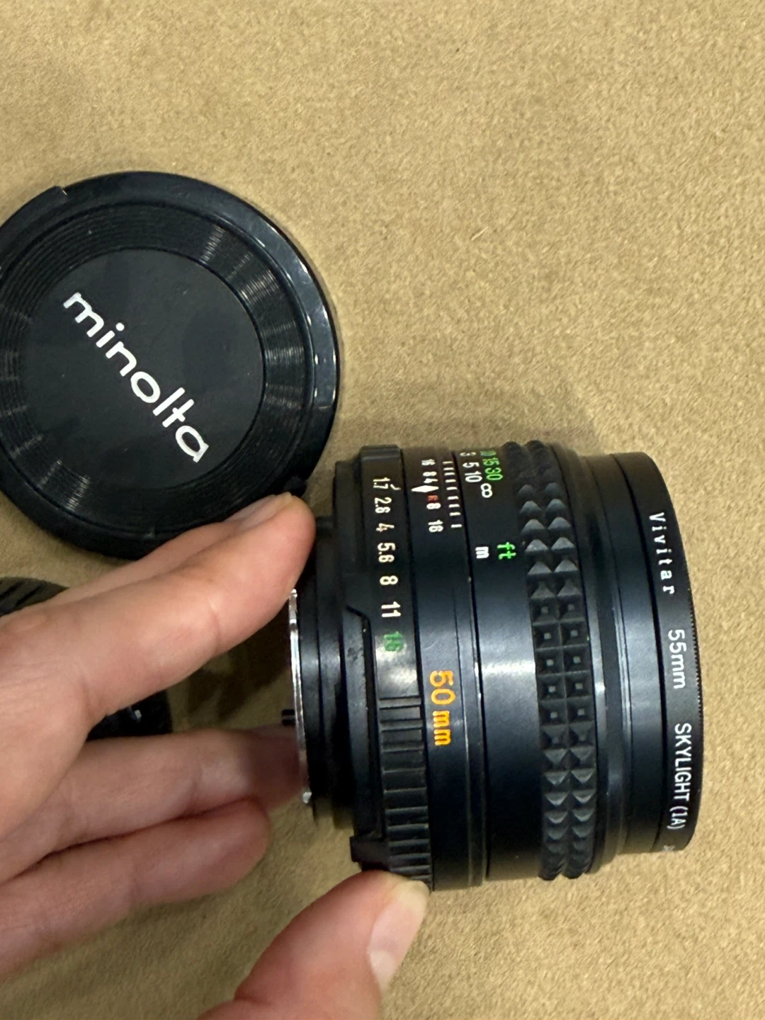Minolta MD Rokkor-X 50mm f/1.7 Camera Lens - photo 3