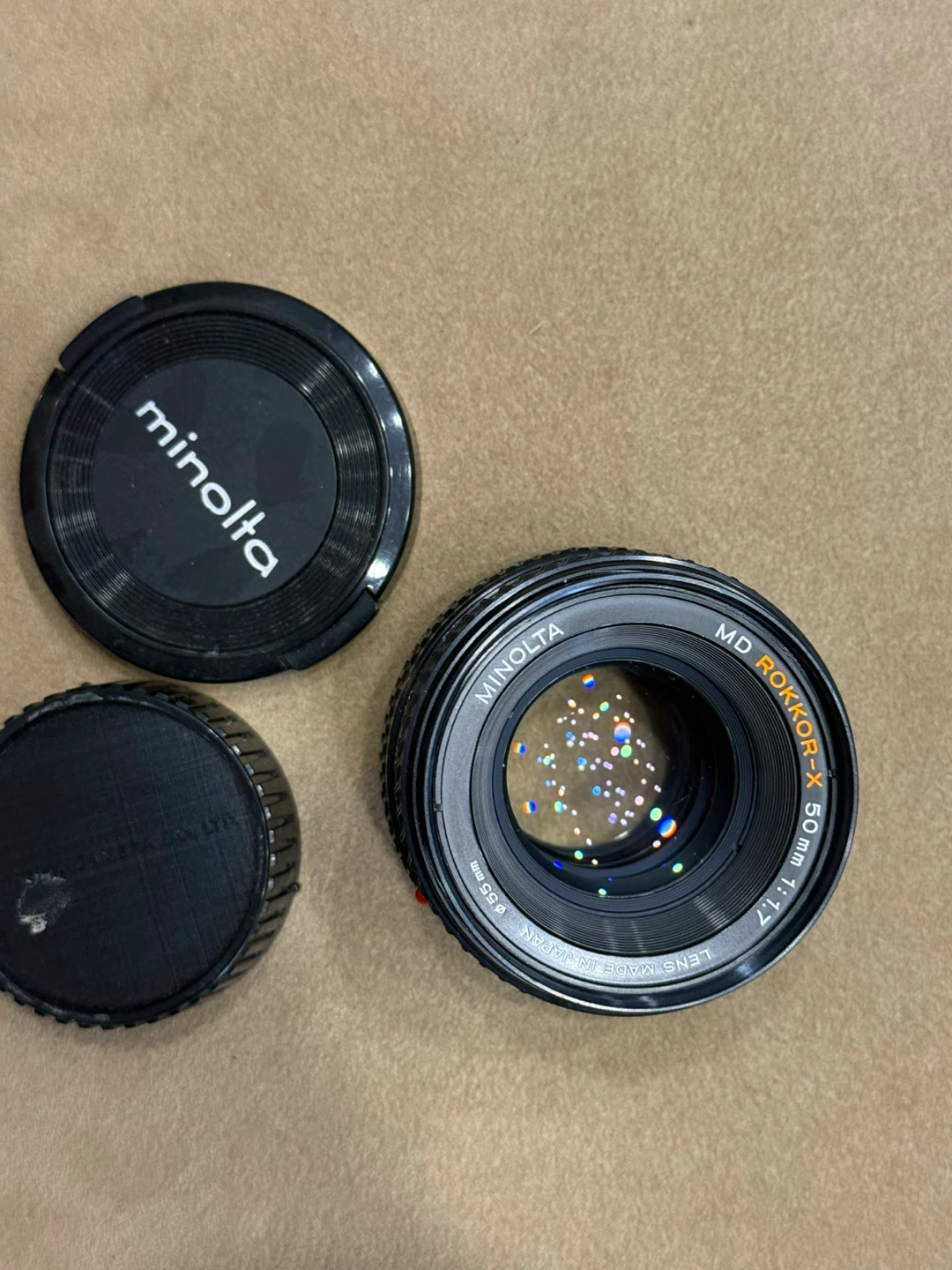 Minolta MD Rokkor-X 50mm f/1.7 Camera Lens