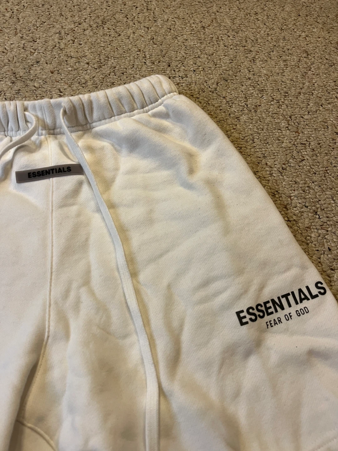 Fear of God Essentials WhiteShorts - photo 2