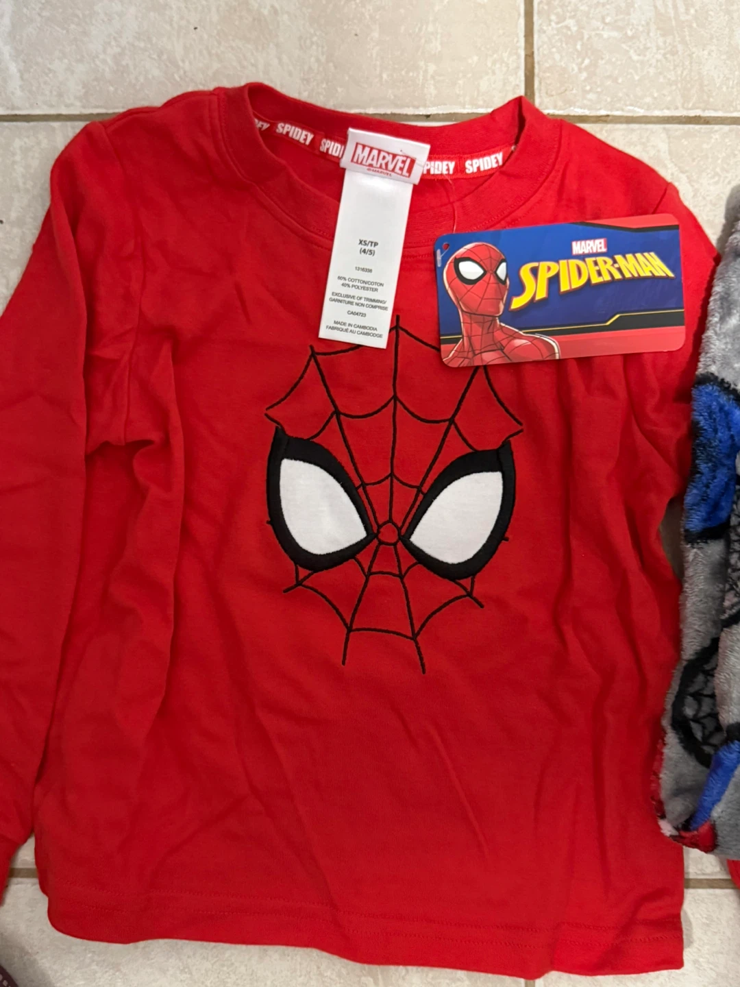 *Brand new, tags on!* Spiderman top/bottom Set Size XS (4/5) - photo 3