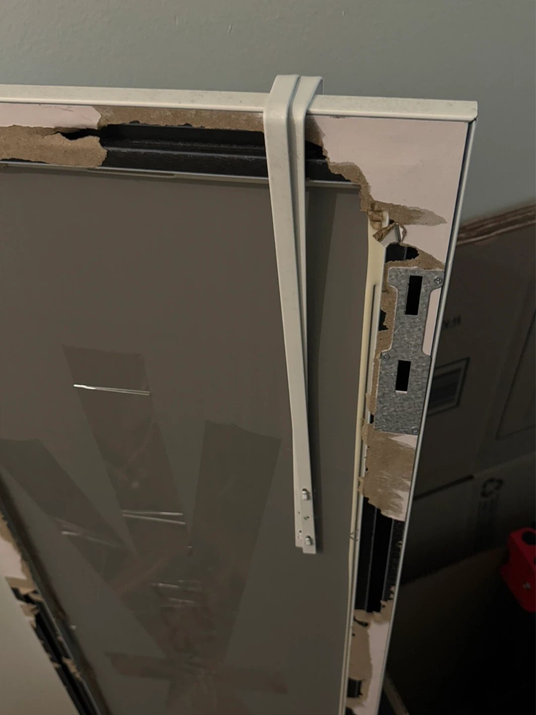 [Moving Sale] Target Over-the-Door Mirror (White) - photo 4