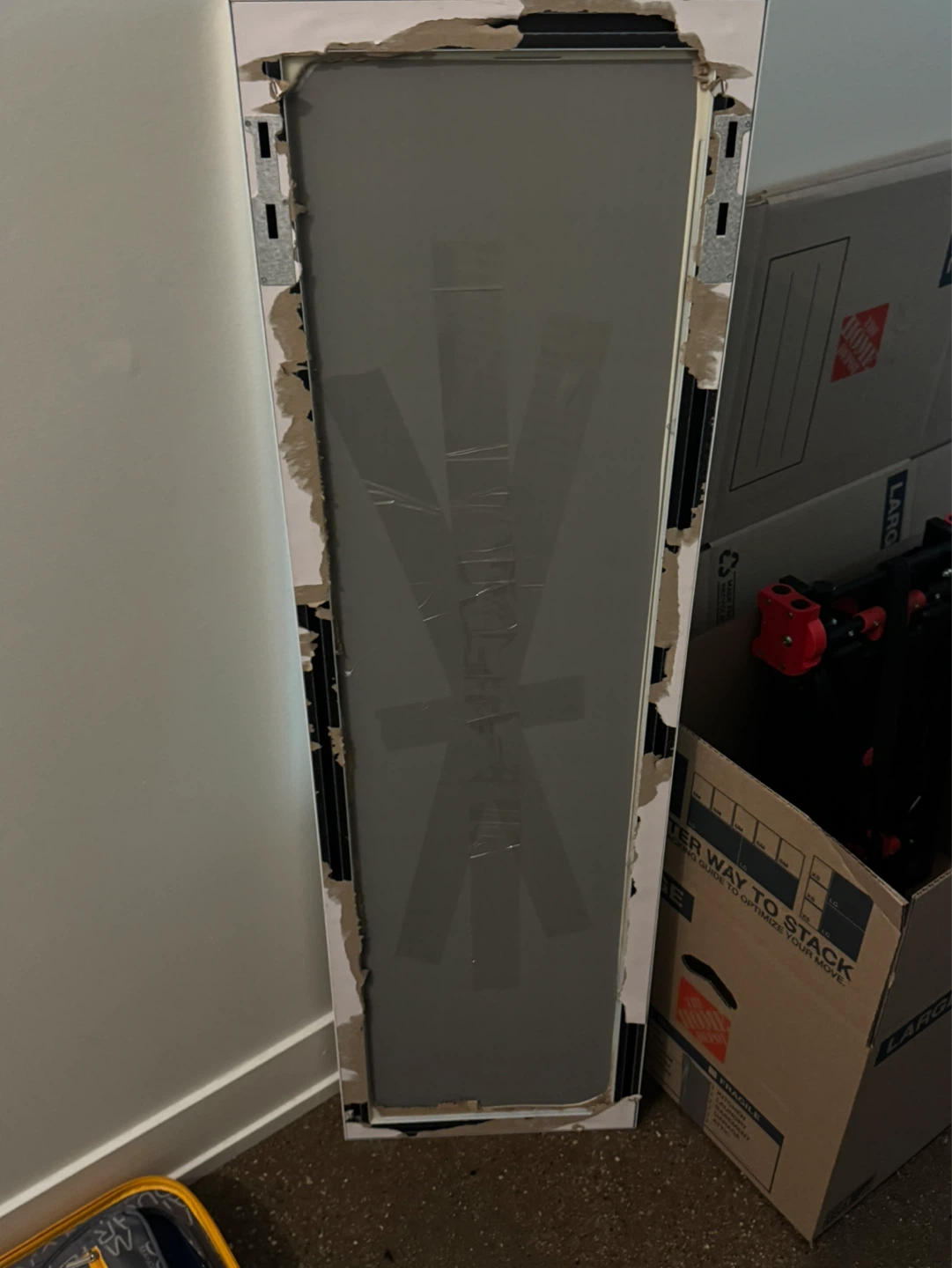 [Moving Sale] Target Over-the-Door Mirror (White) - photo 3