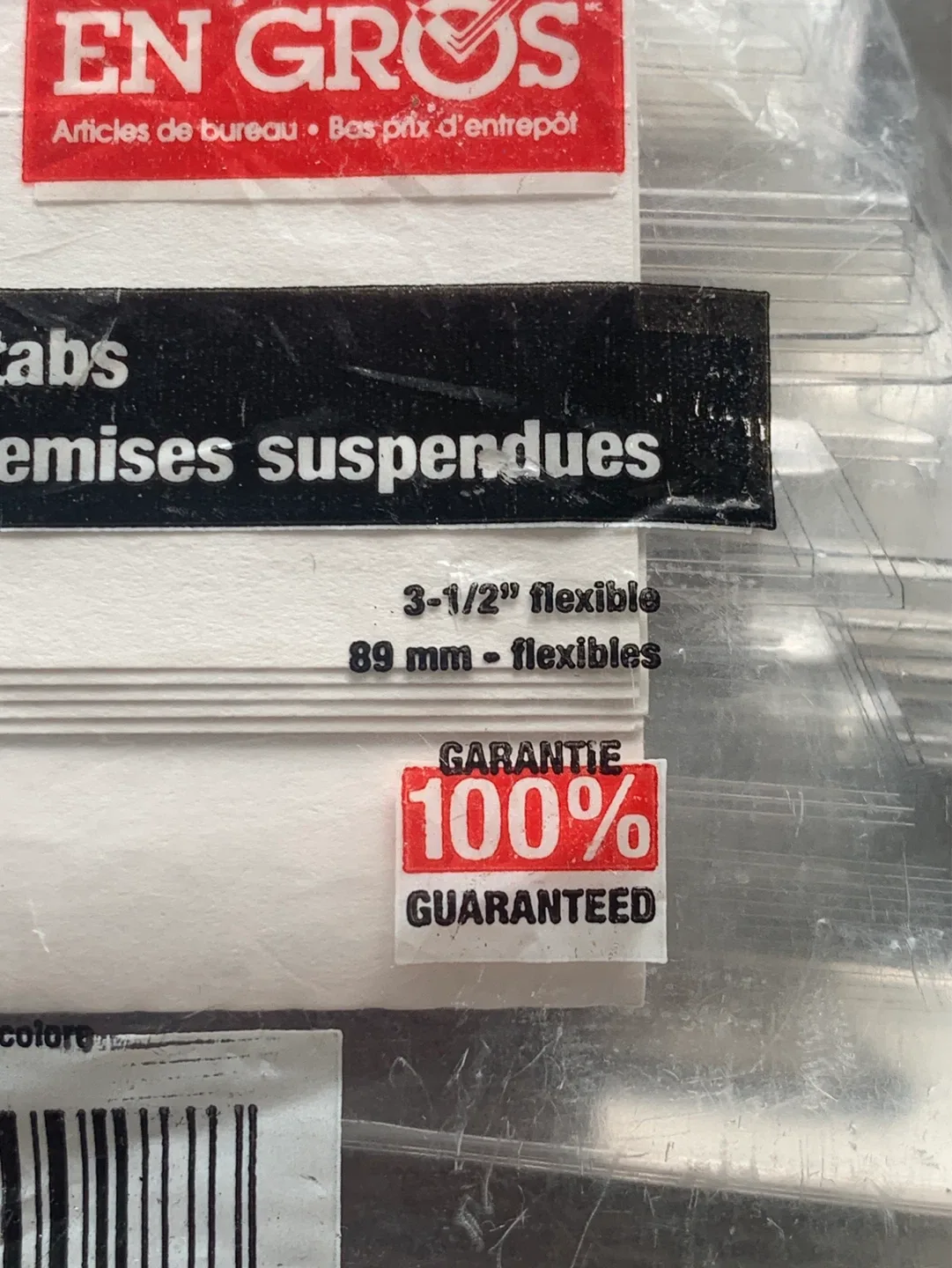 Staples 3-1/2" Hanging Folder Tabs - 50 Count - photo 4
