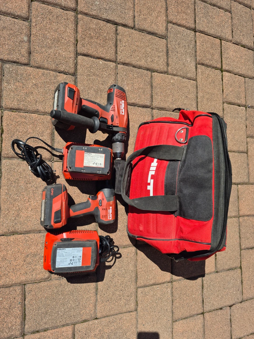 Hilti Cordless Drill/Driver Set with 2 Batteries and Bag