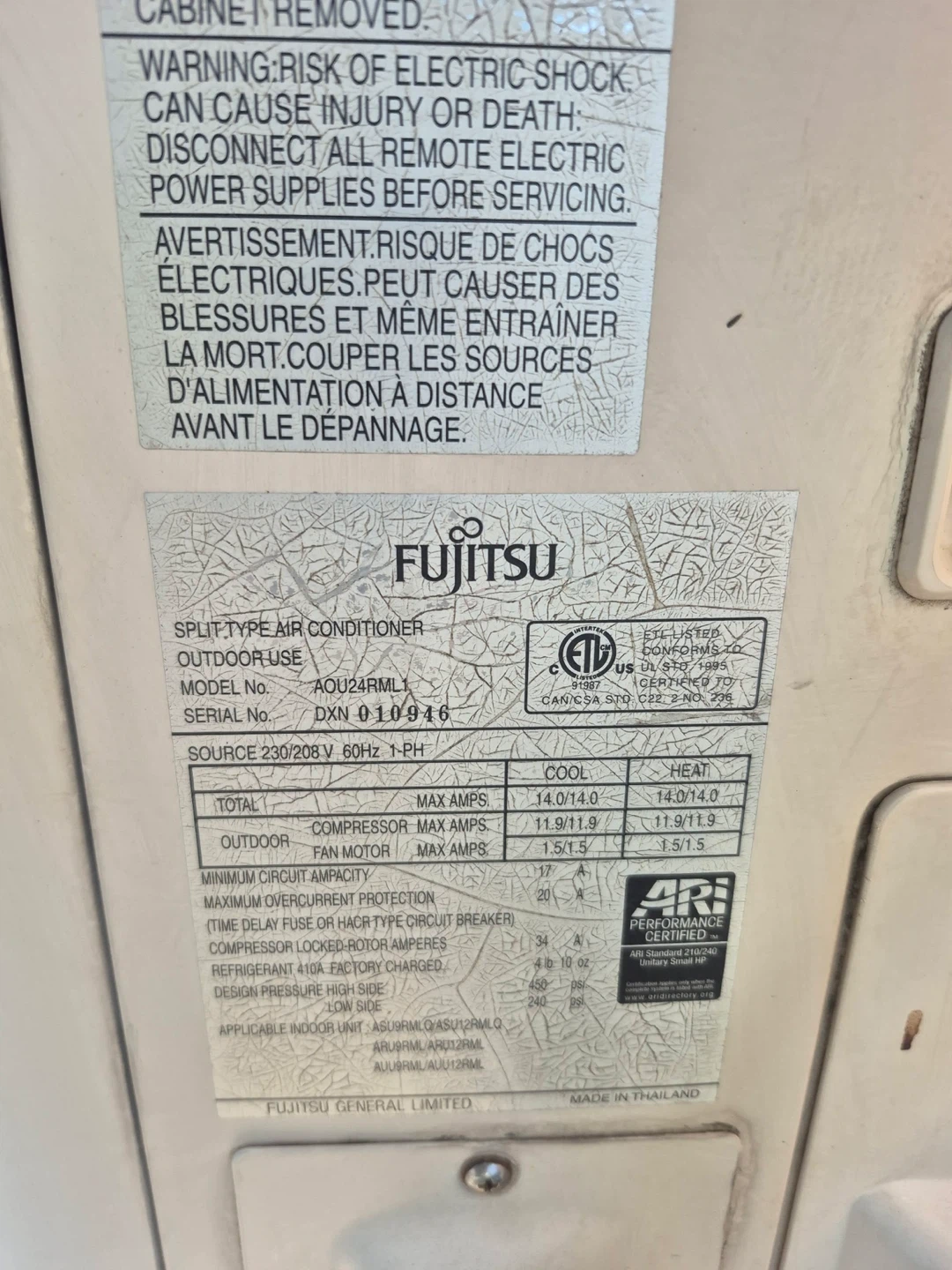 Fujitsu Halcyon Inverter Split Type Air Conditioner - photo 2