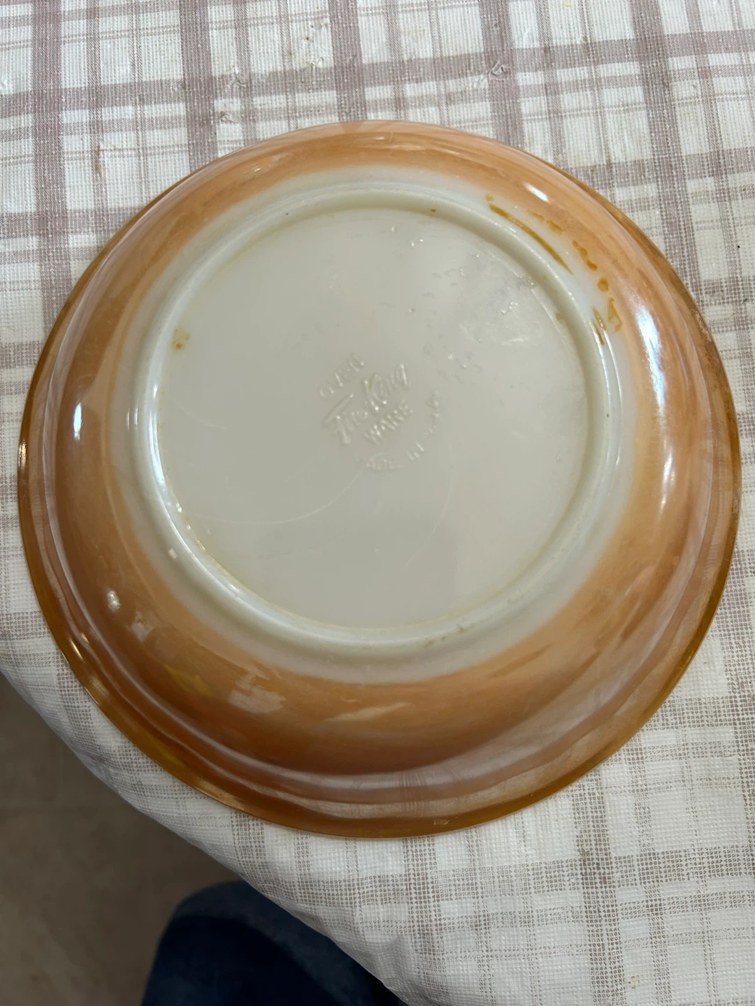 Fire King Peach Luster Bowl - photo 2