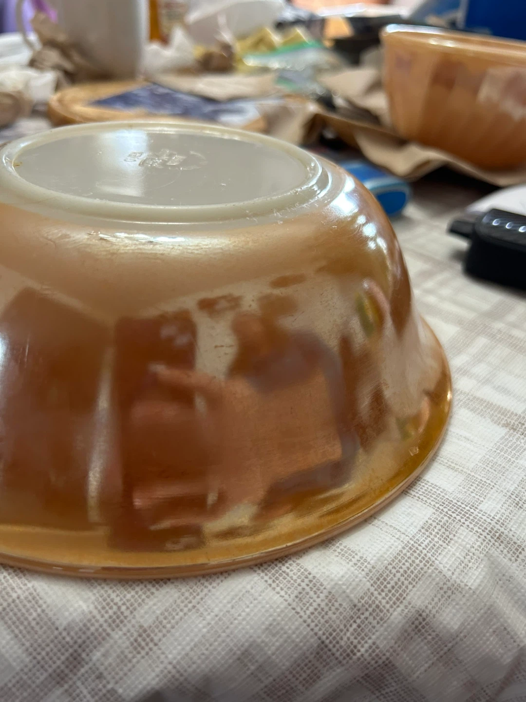 Fire King Peach Luster Bowl - photo 3