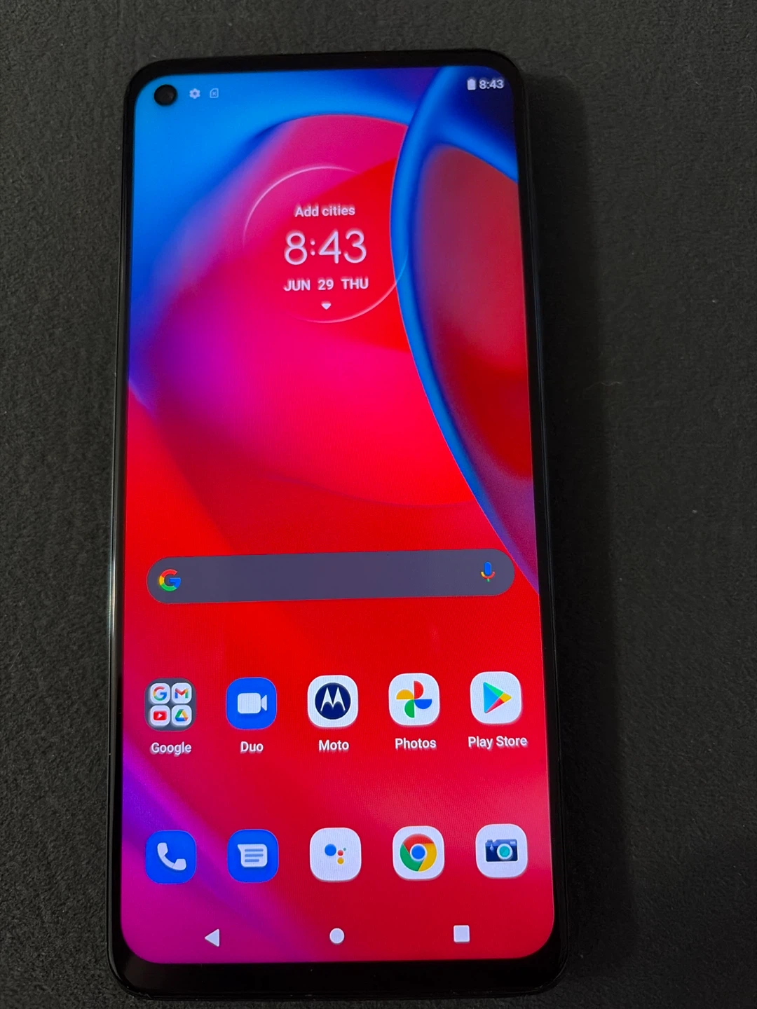 Moto G stylus 5G model number XT 213–1
