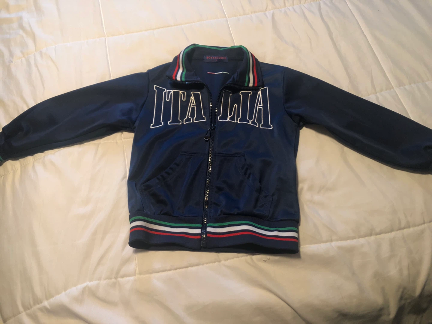 BOY&STUDIO Italia Track Jacket Size 4