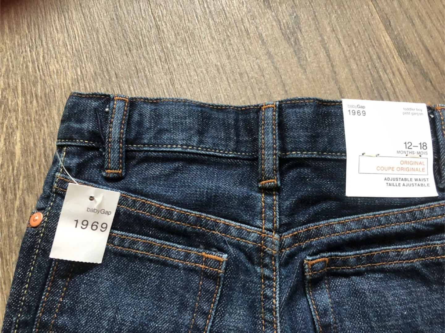 Baby Gap 1969 Denim Jeans Toddler Boy 12-18 Months - photo 2