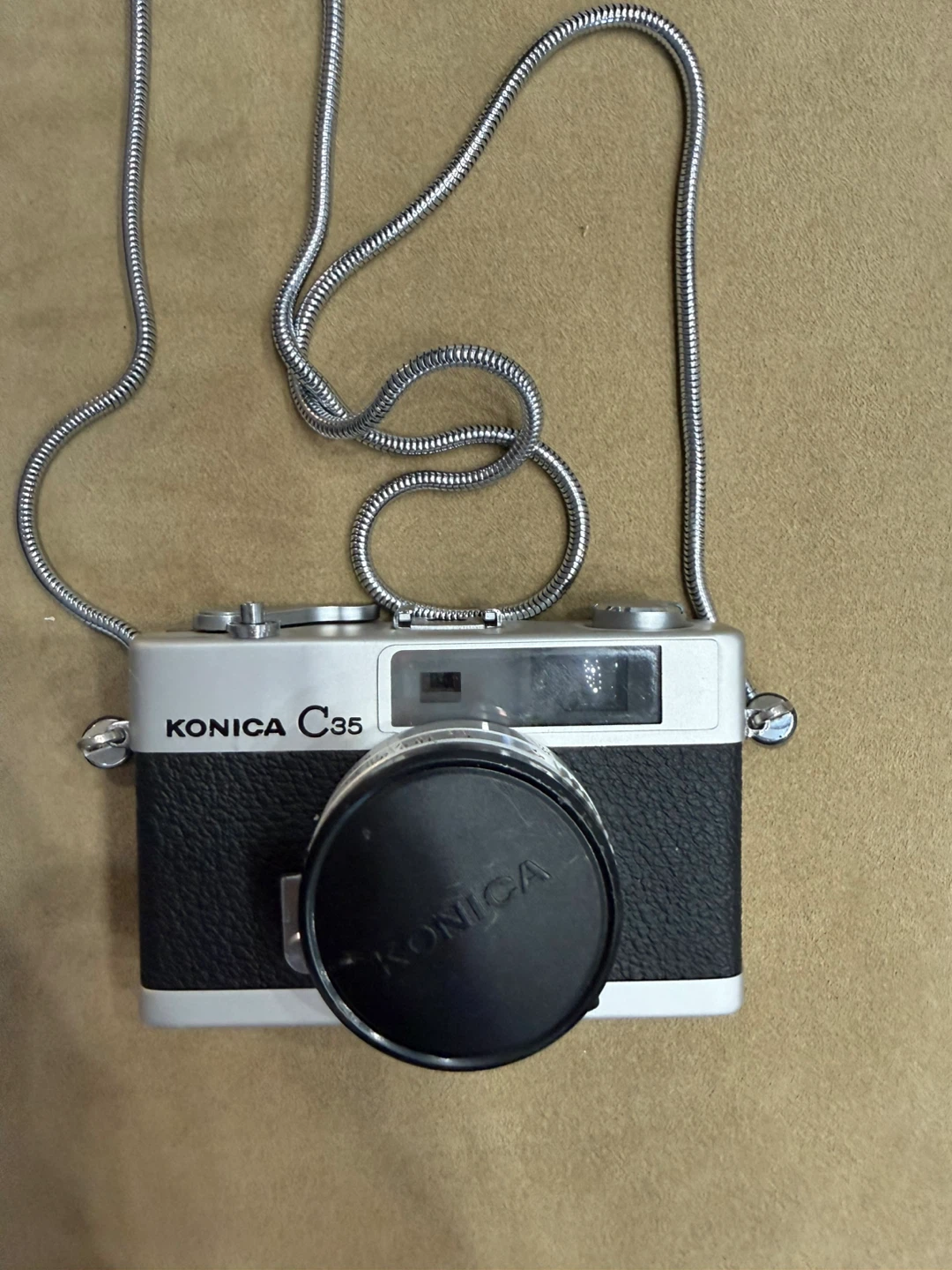 Konica C35 Camera with Strap