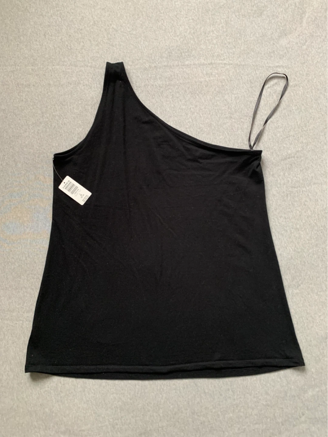 Torrid Black One Shoulder Top Size 3X - BNWT - photo 2
