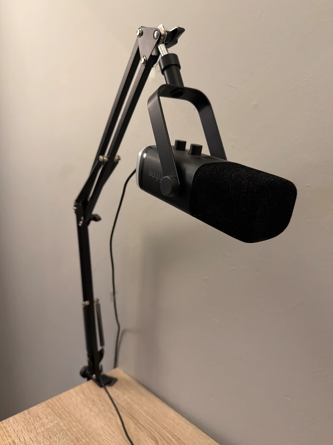 FIFINE USB Microphone with Boom Arm