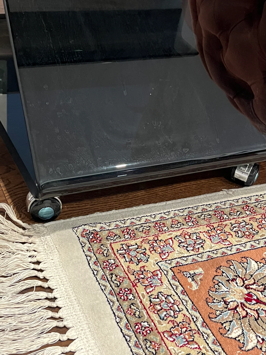 2 Black Glass C-Table - photo 4