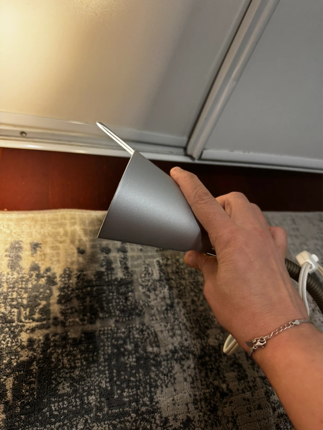 Silver Gooseneck Clamp Desk Lamp - photo 3