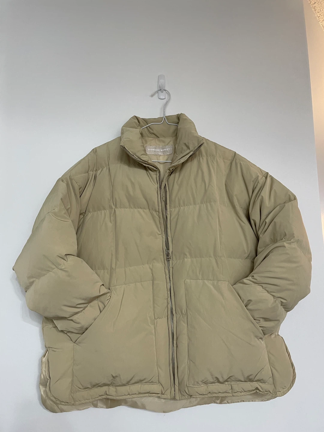 Standard Market Pistachio Green Puffer Jacket (Women M) - photo 2