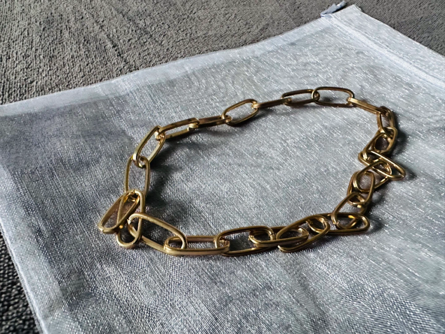 Gold Tone Chain Necklace