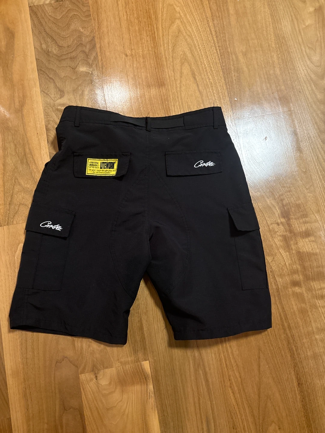 Cortez Litework Black Cargo Shorts Size S - photo 3