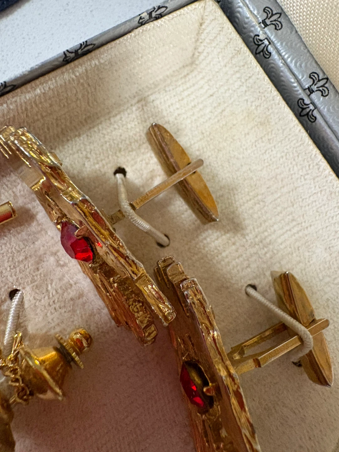Boutons manchettes /pince cravate - photo 2