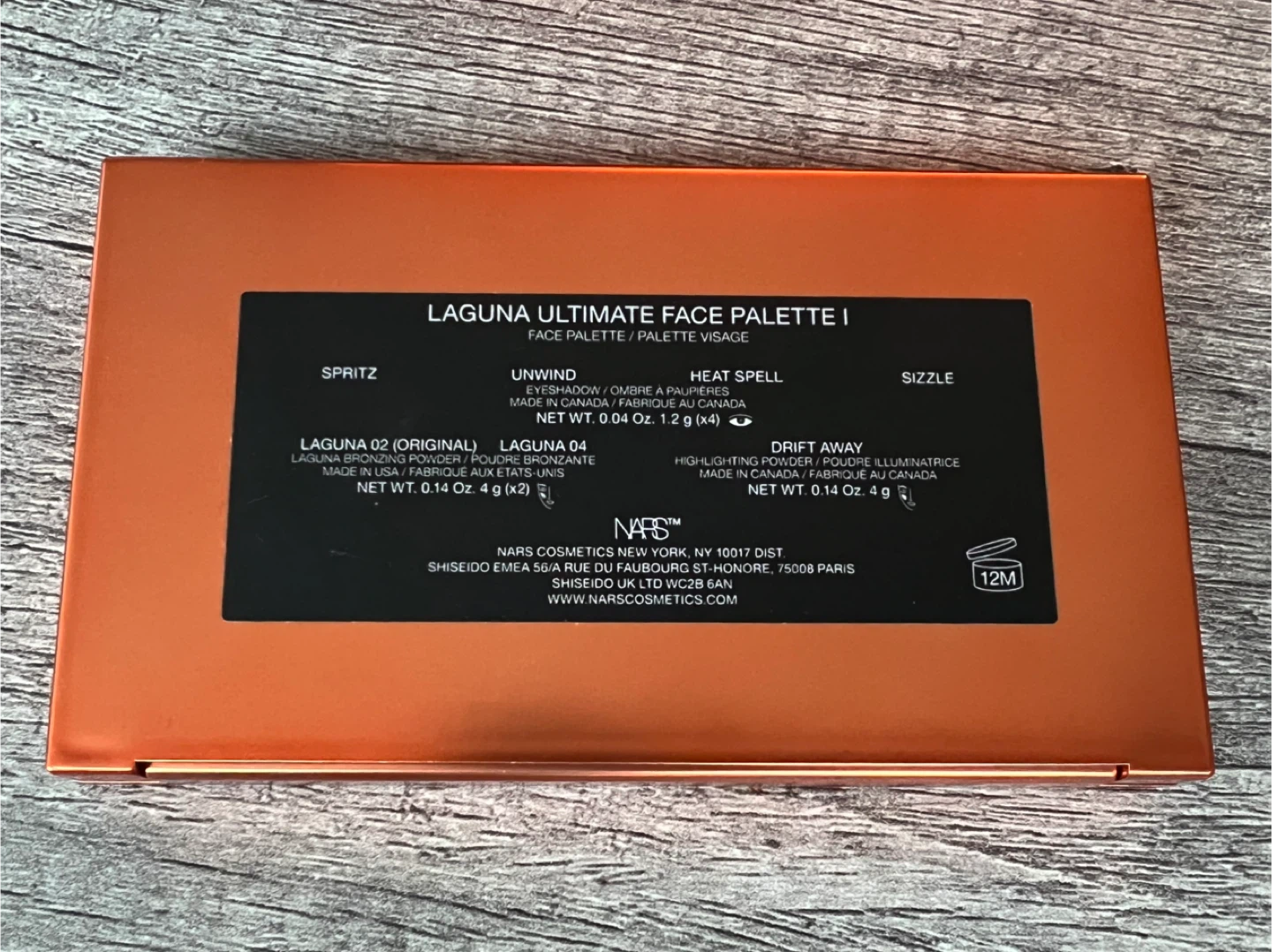 Brand New in Box NARS Laguna Ultimate Face Palette I - photo 4