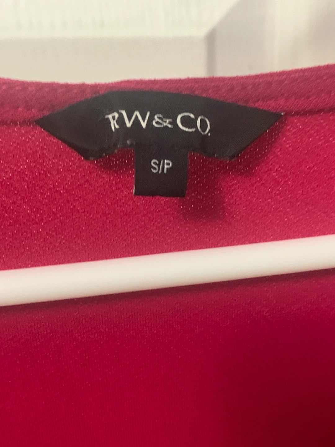 RW & CO. Women's Red Sleeveless V-Neck Top - photo 2