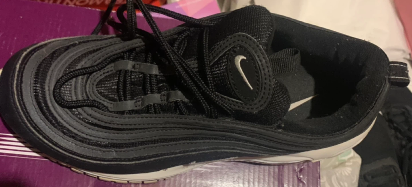 Nike Air Max 97 Black/White Size 8 - photo 2