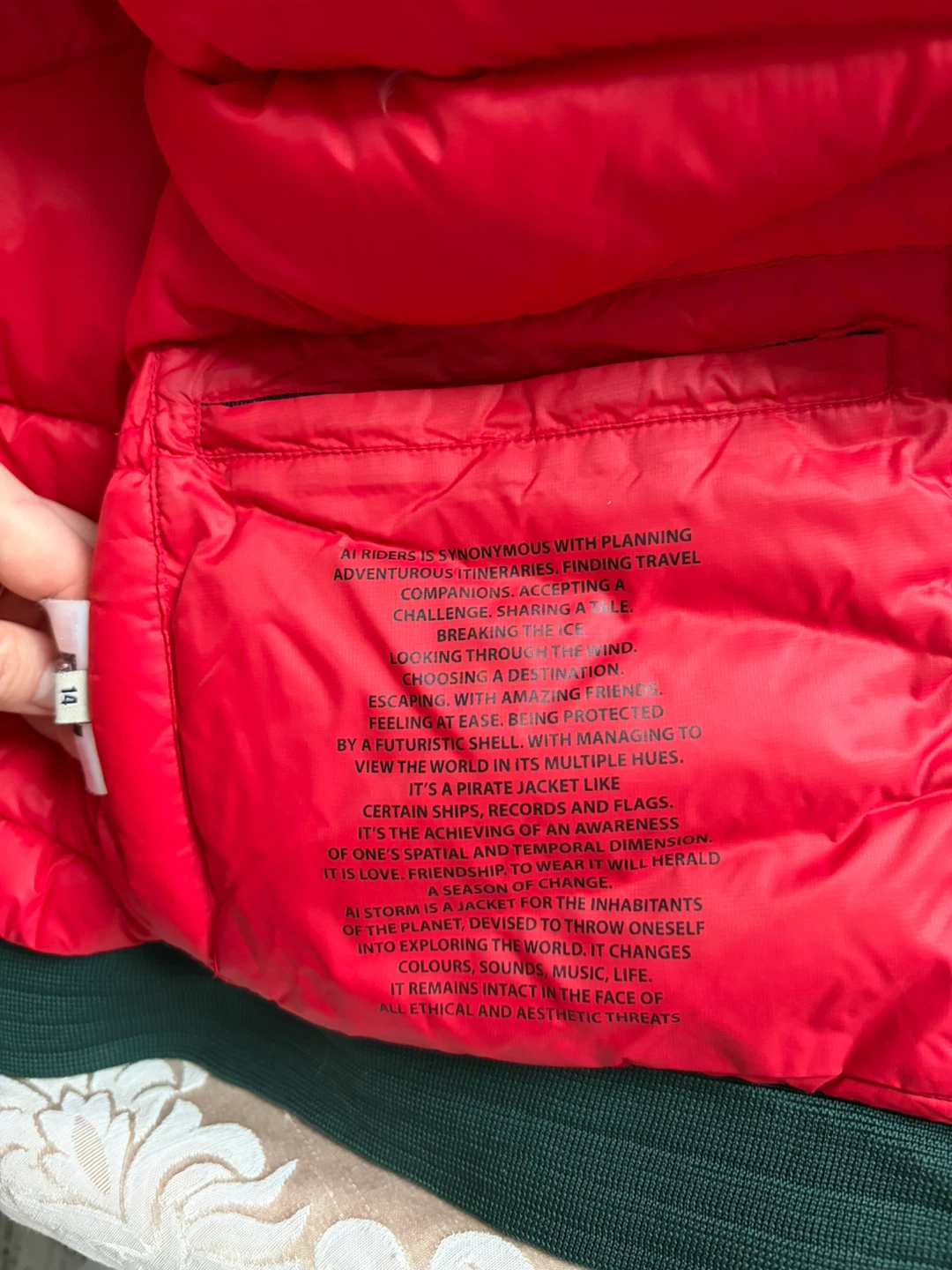 AI Riders On The Storm Puffer Jacket - photo 4