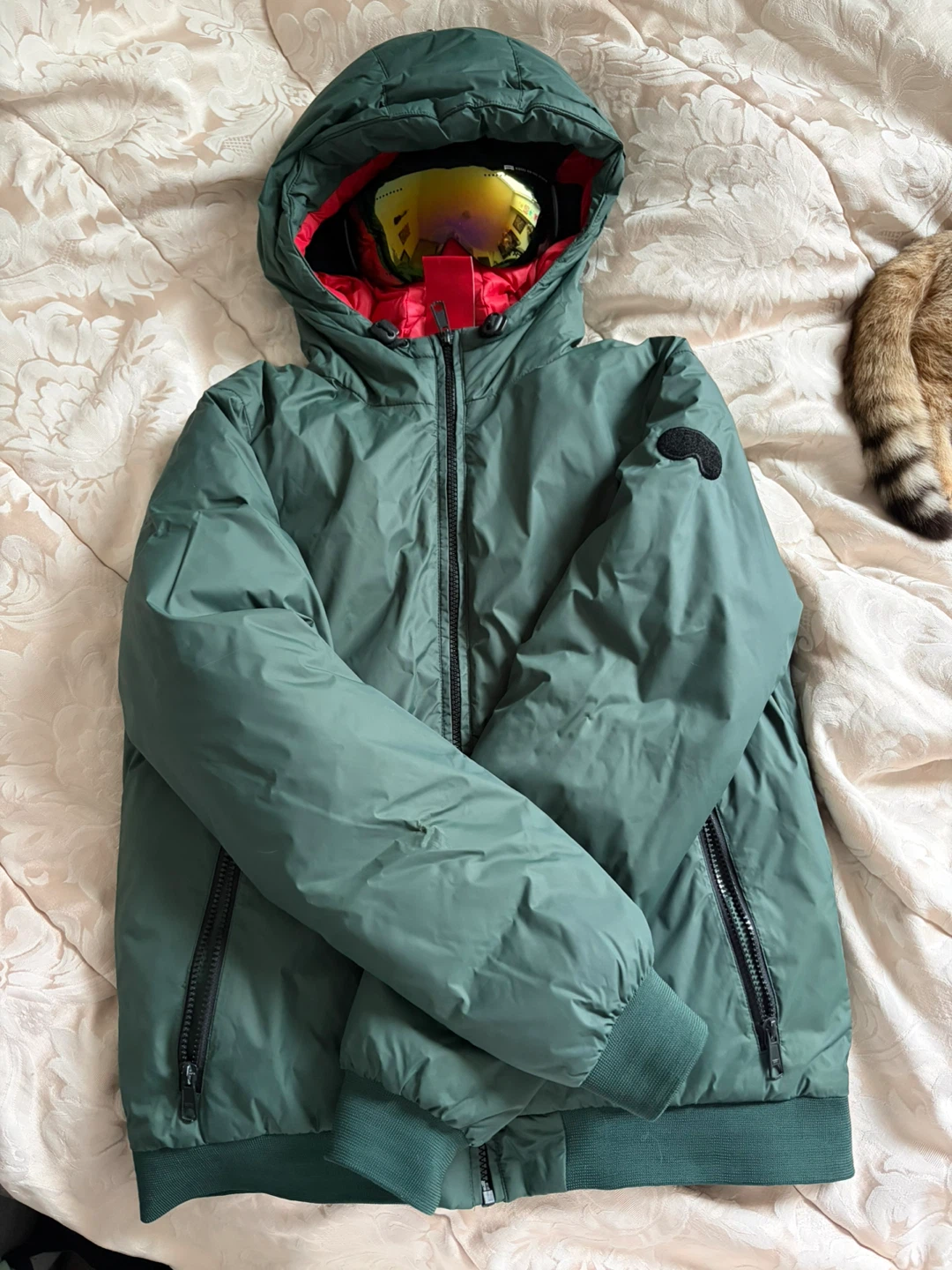 AI Riders On The Storm Puffer Jacket