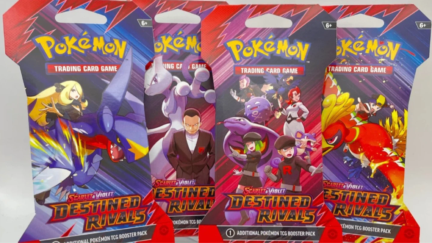 Pokemon - Destined Rivals Sleeved Booster Packs - Art Set x12
