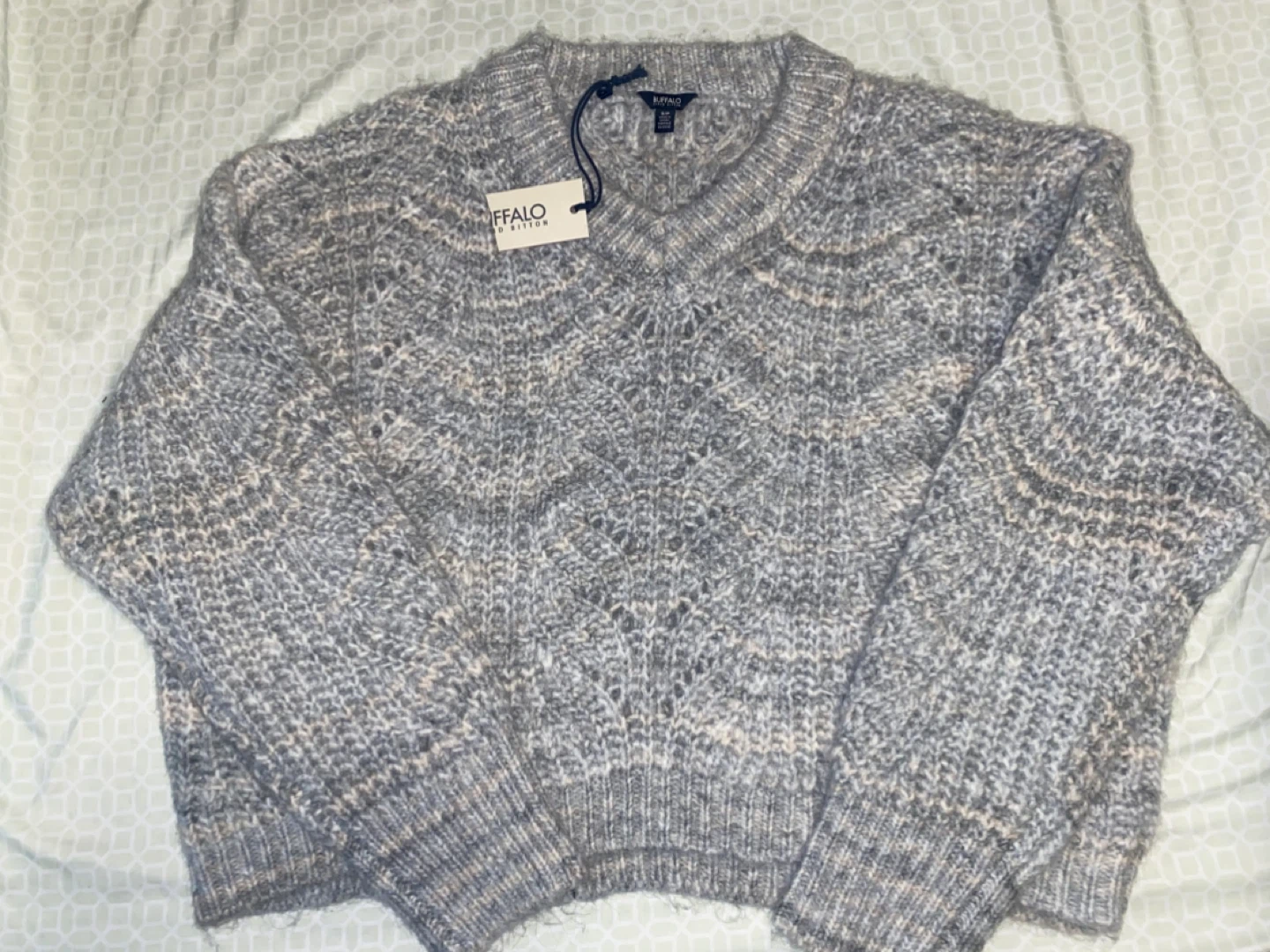 New Grey Knit Sweater