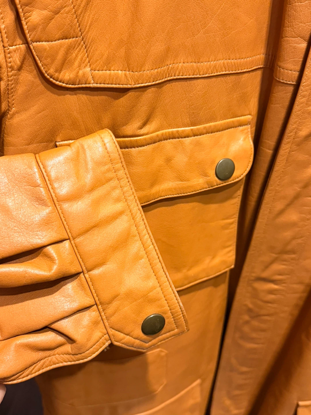 Custom Tailor Kitahara Vintage brown Leather Jacket - photo 2