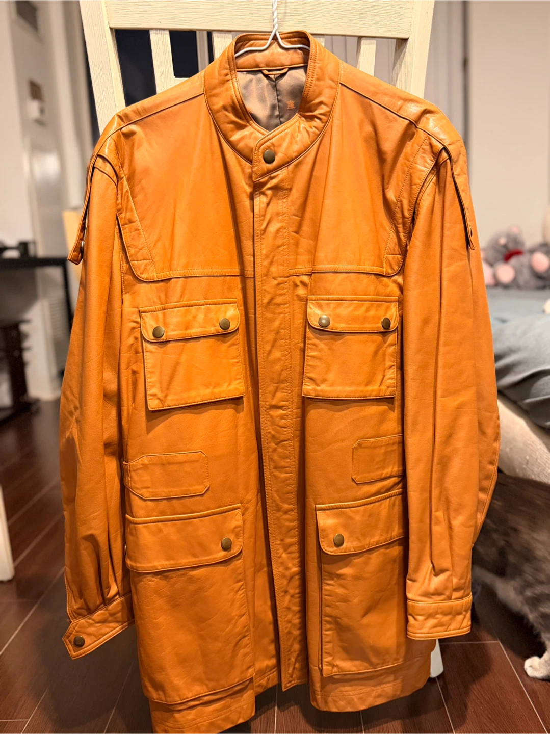 Custom Tailor Kitahara Vintage brown Leather Jacket