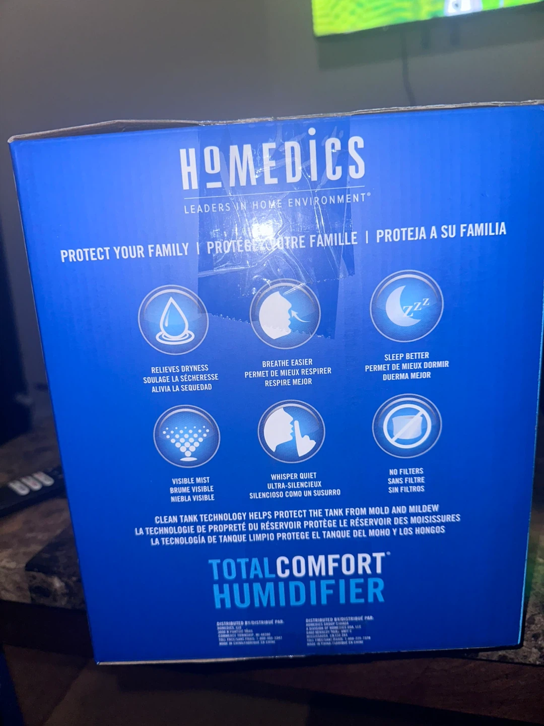 HoMedics TotalComfort Ultrasonic Humidifier - photo 4