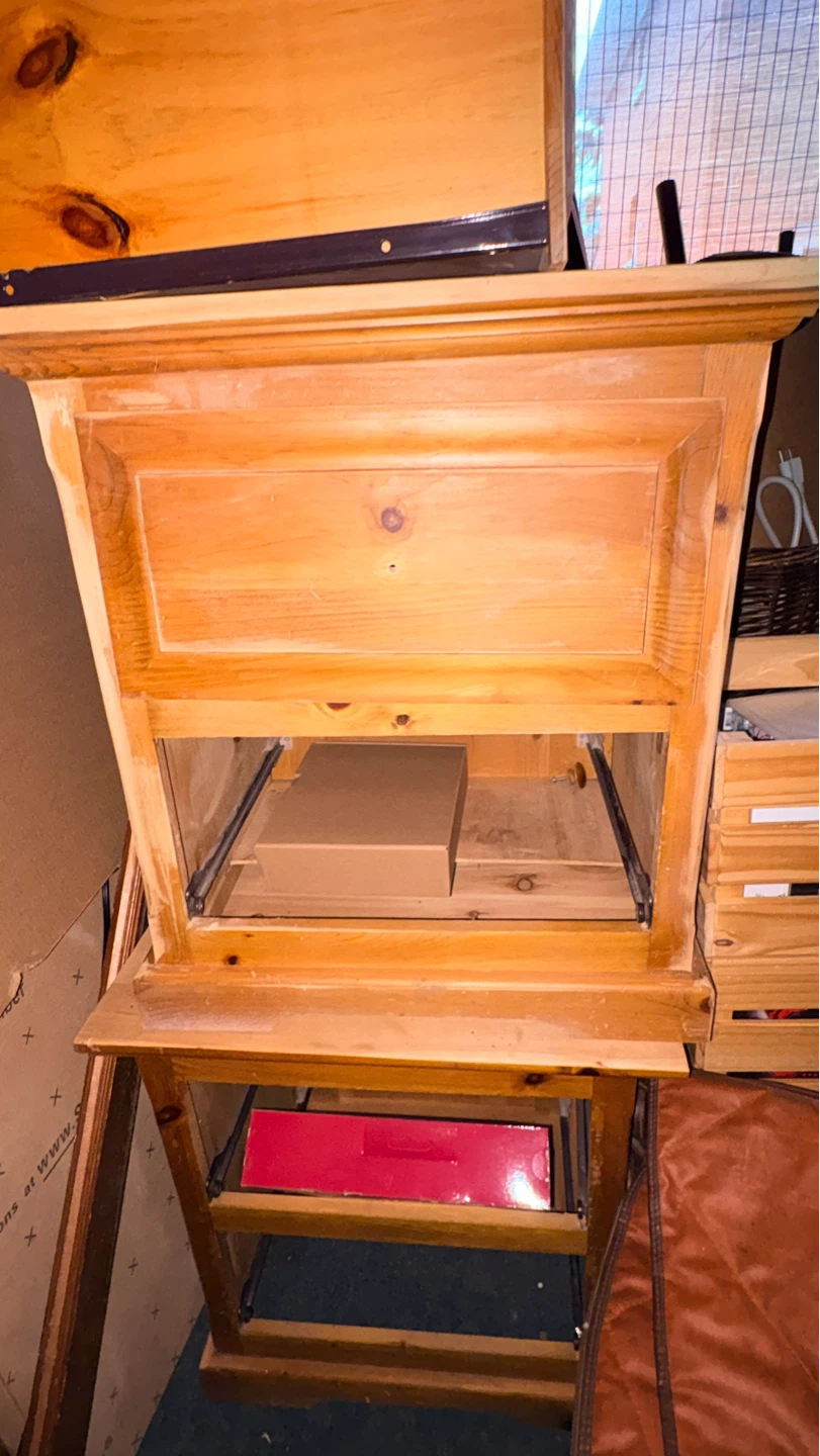Solid wood nightstands (2) with drawers