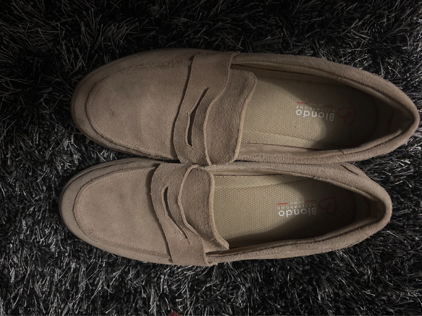 Blondo Waterproof Suede Loafers - Tan