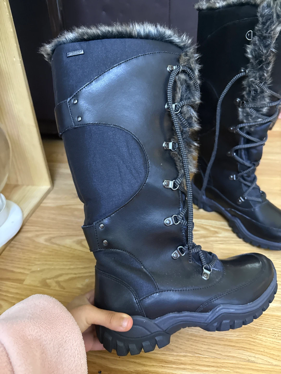 Rockport Black Fur Lined Winter Boots - photo 4