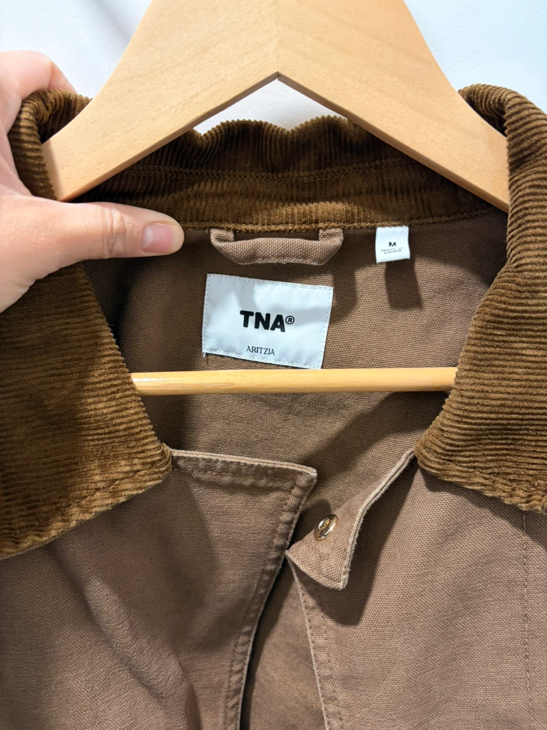 TNA Aritzia Edison Chore Jacket M Corduroy Collar - photo 3