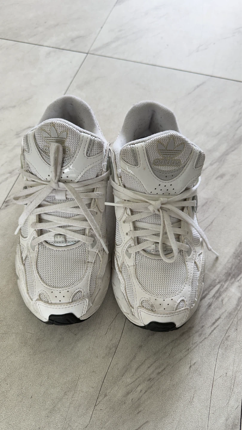 Adidas White Sneakers - Size 5.5 UK